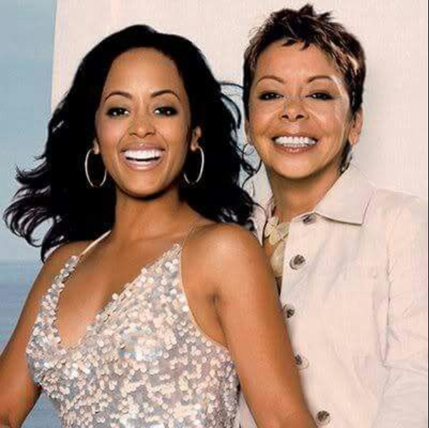 Essence Atkins and her mother Sandy Nelson